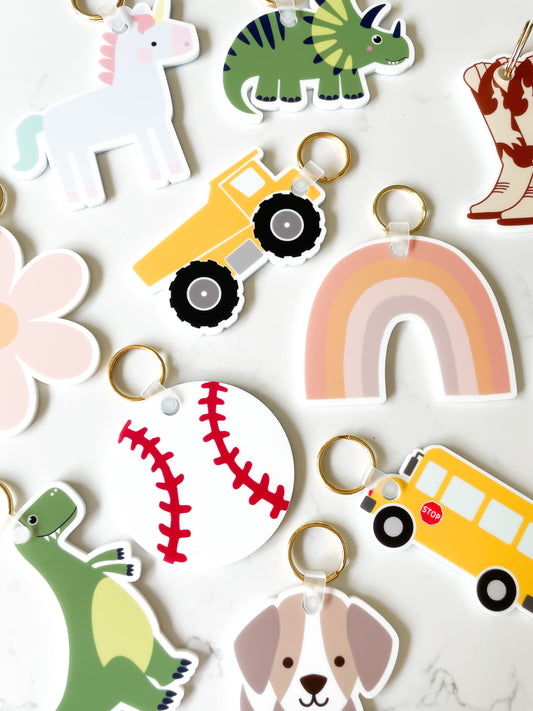 Dinosaur Backpack Tag