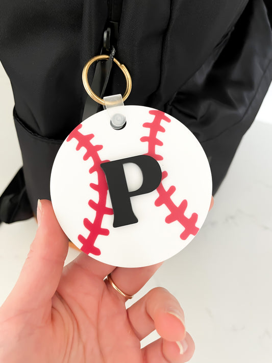 Baseball Backpack Tag