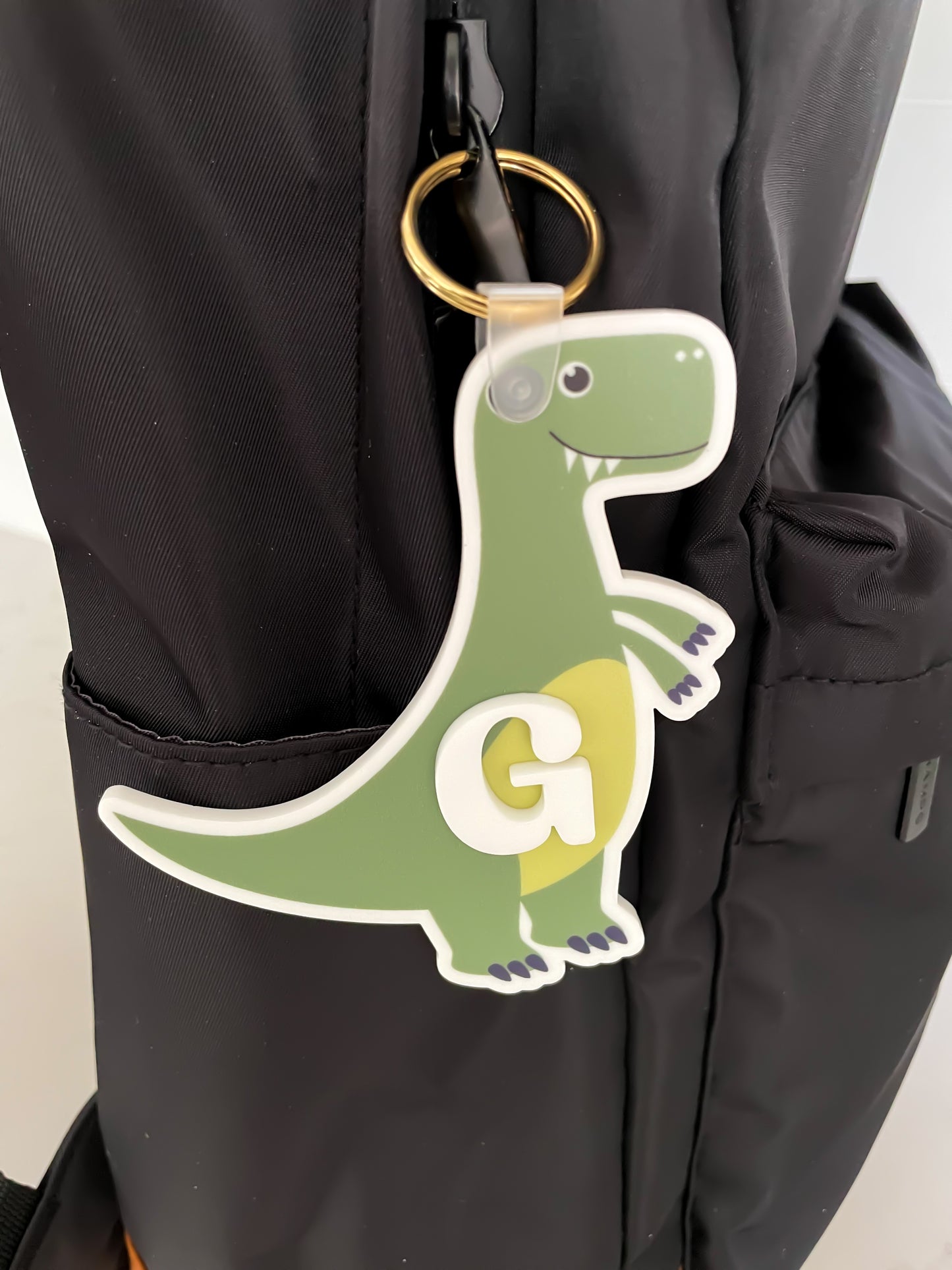 Dinosaur Backpack Tag