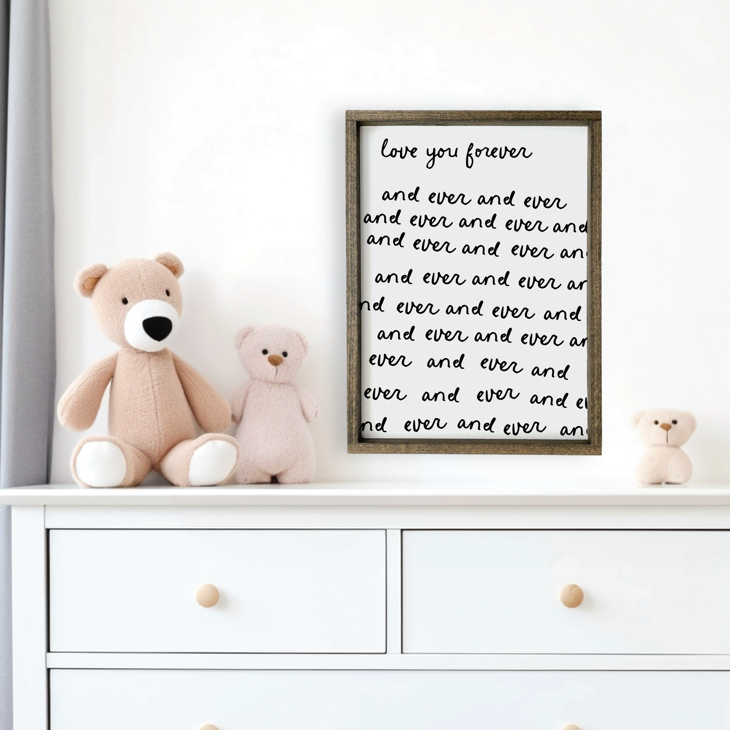 Love You Forever Sign