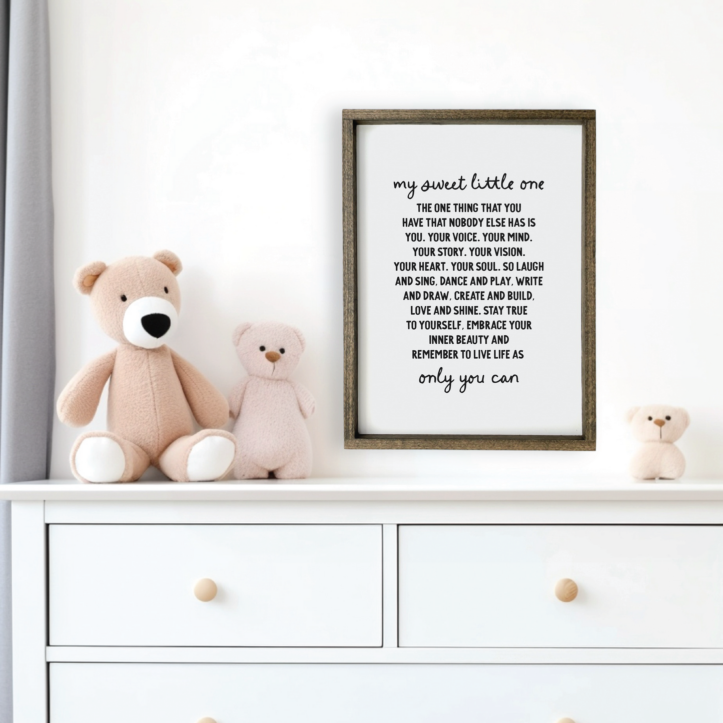 My Sweet Little One Sign