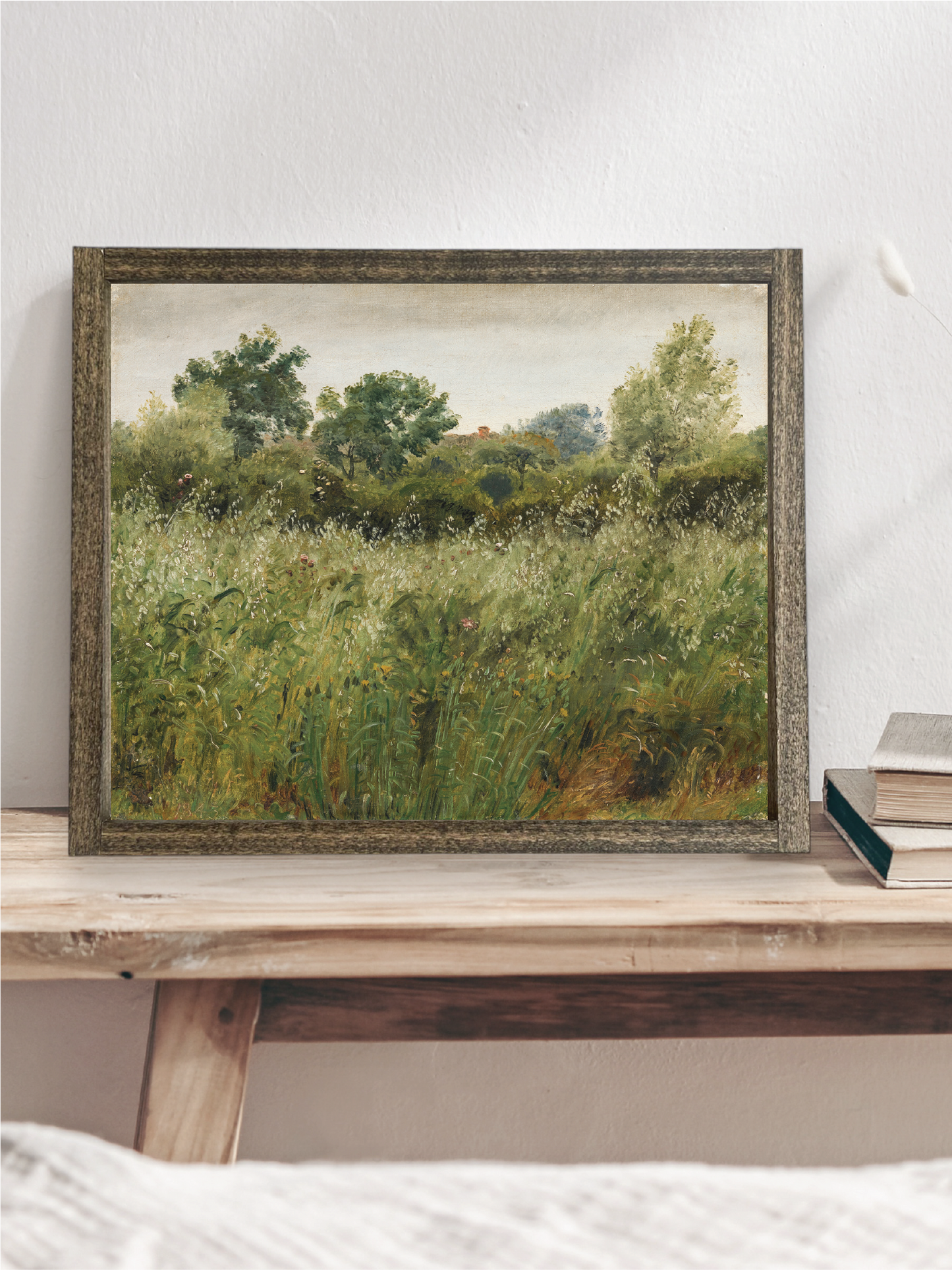 Vintage Grassy Fields Sign