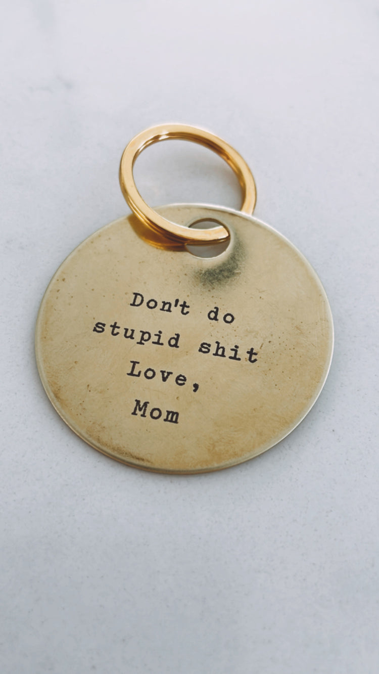 Brass Keychain