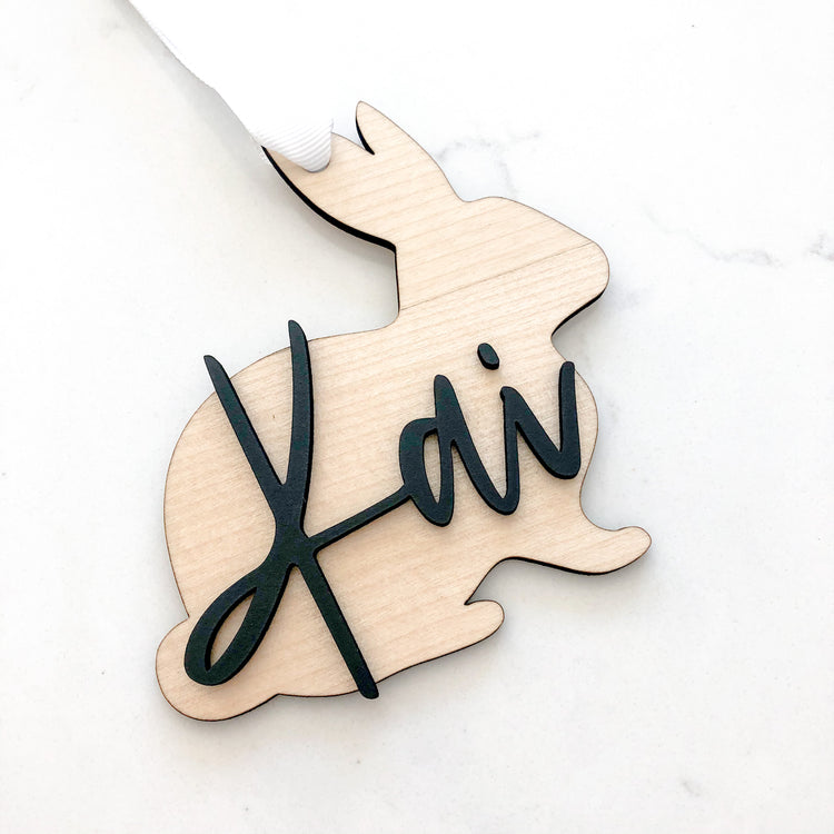 Easter Basket Bunny Tags