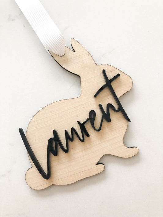 Easter Basket Bunny Tags