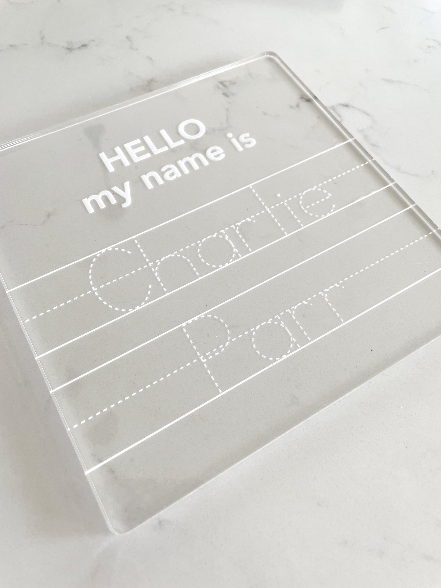 Personalized Name Tracing Board