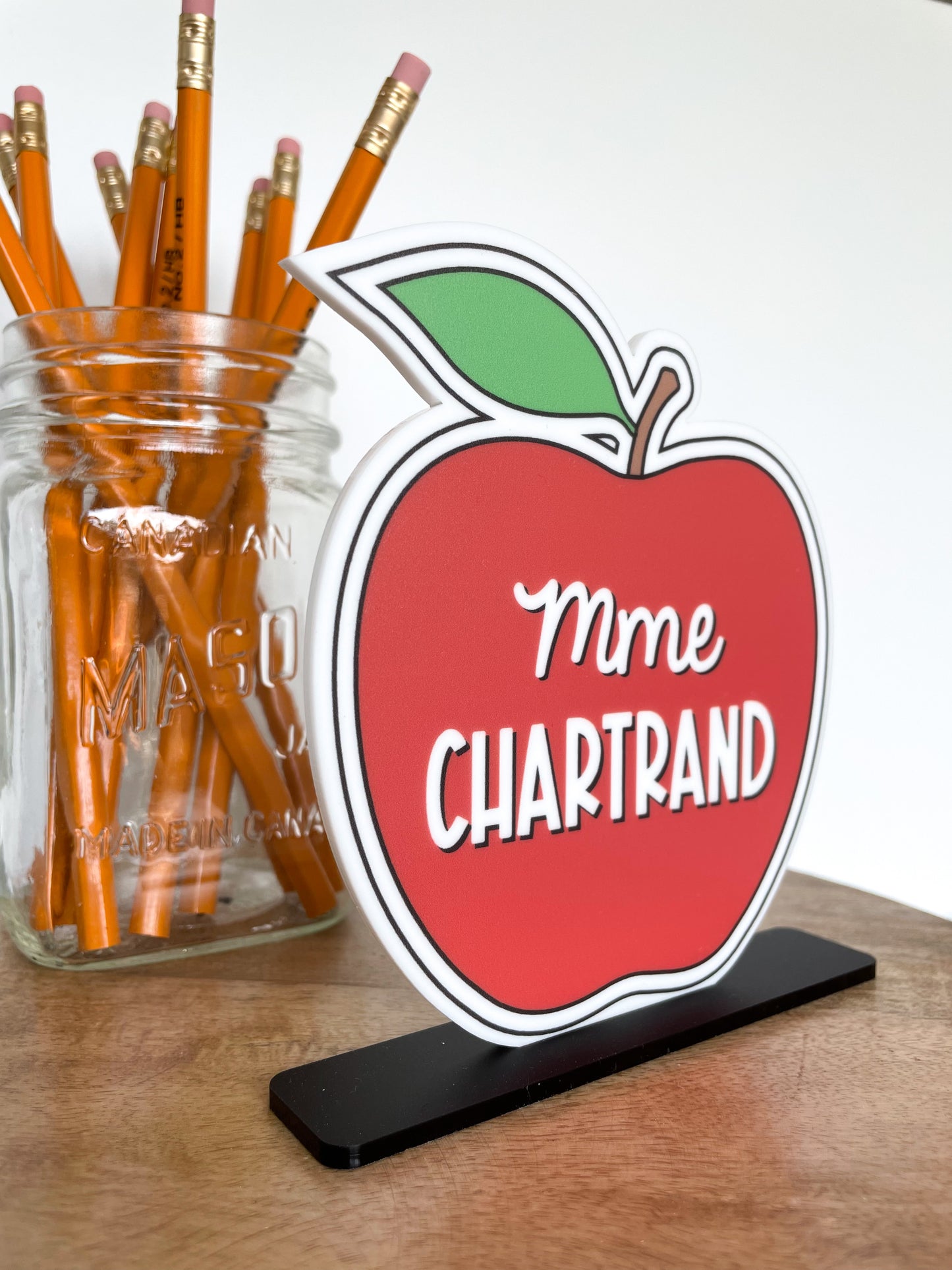 Apple Teacher Sign