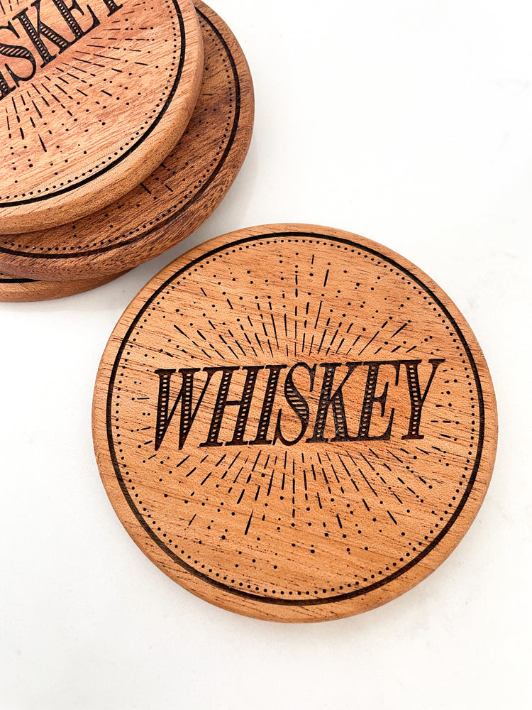 Whiskey Coasters