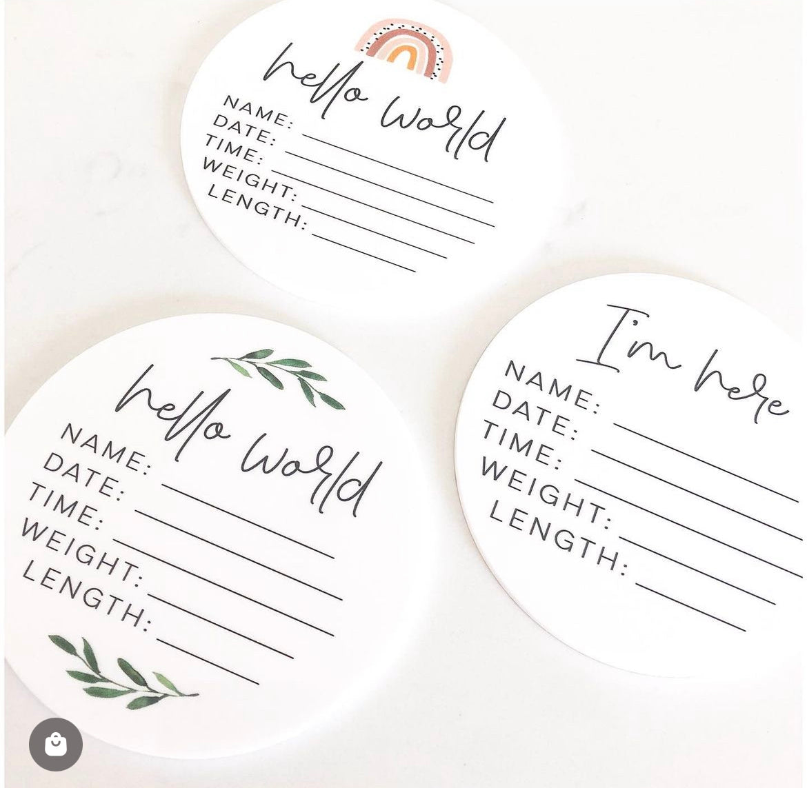 Baby Stat Announcement Round