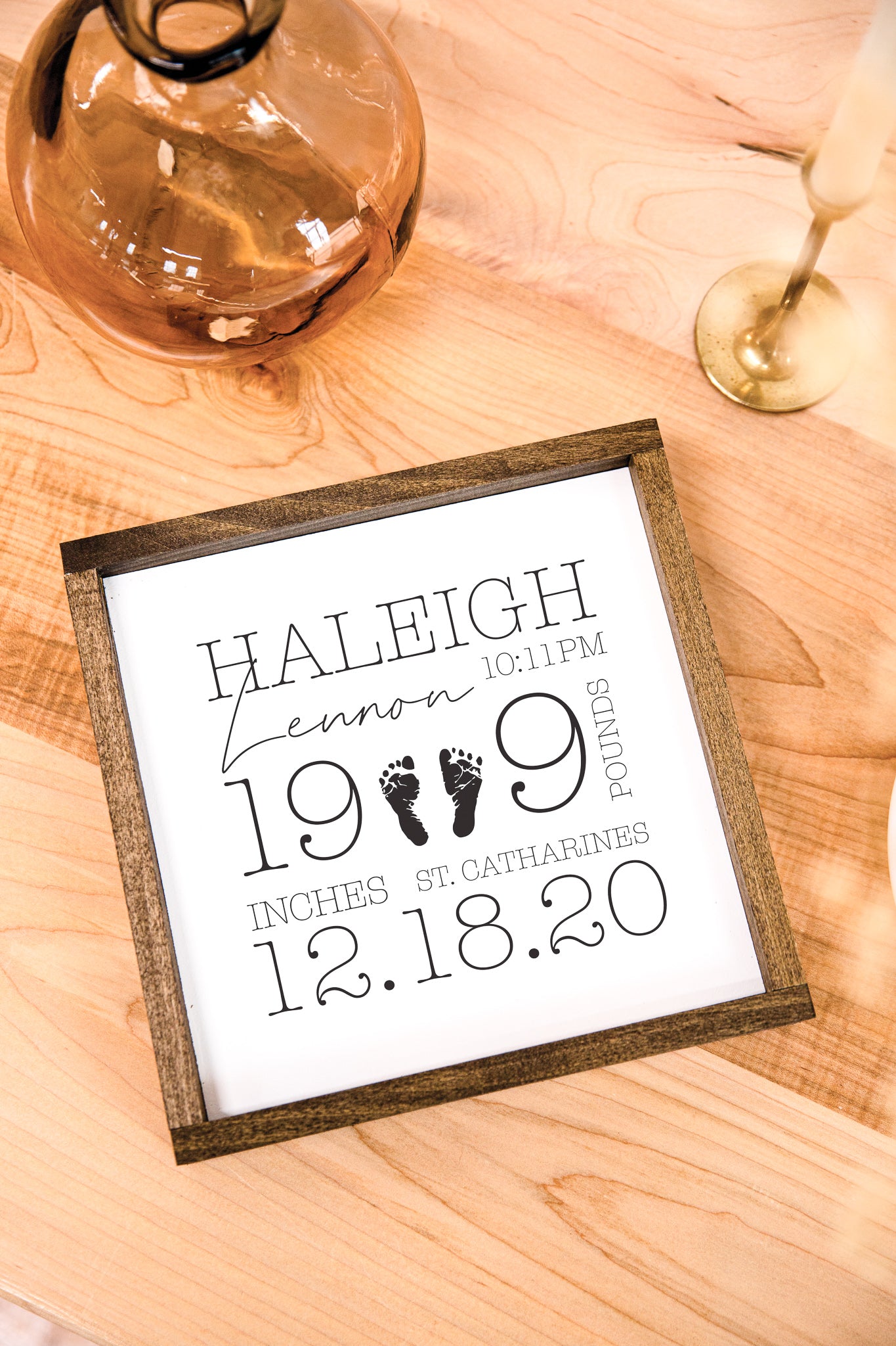Baby Keepsake Sign