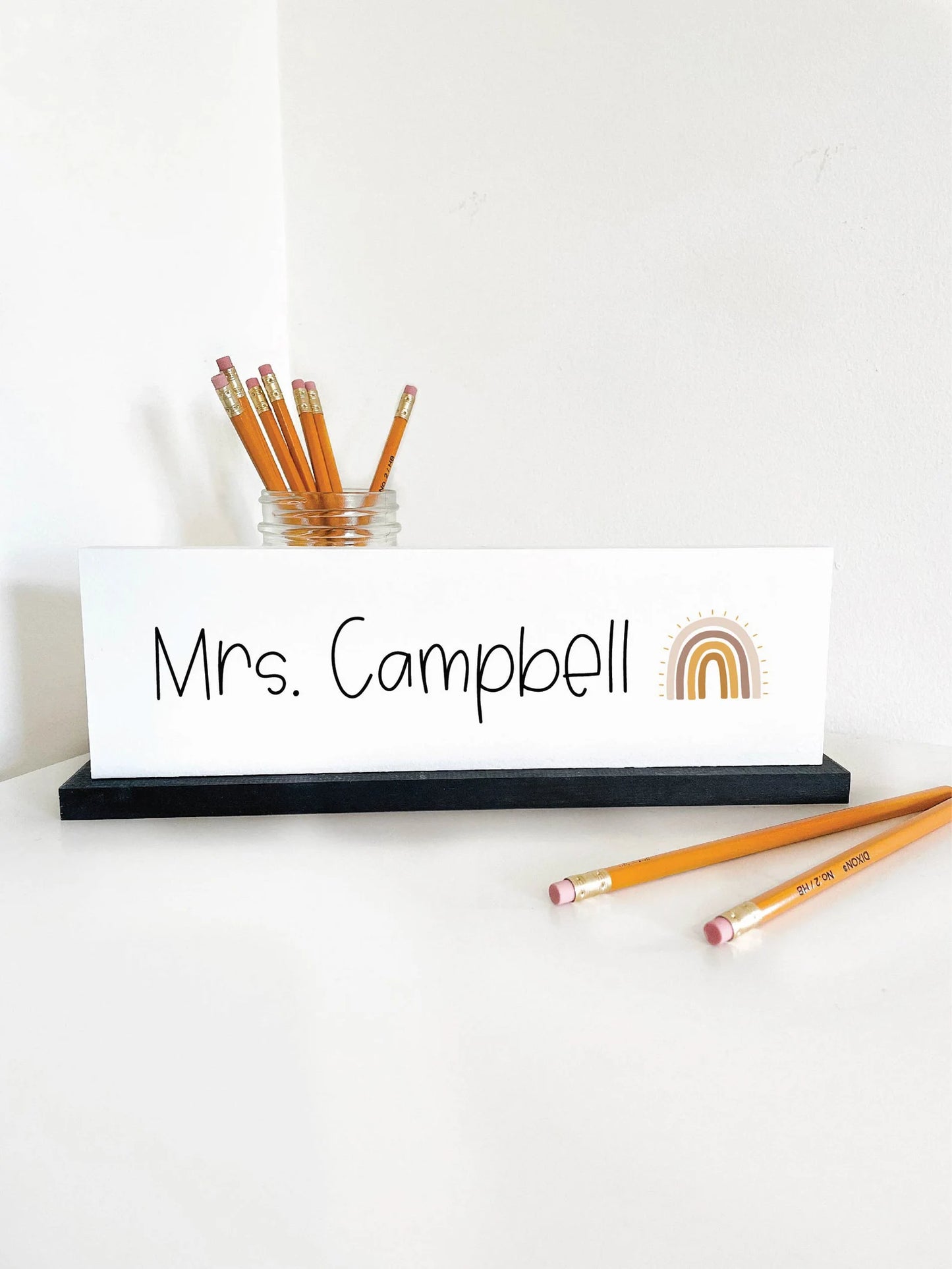 Teacher Desk Name Sign