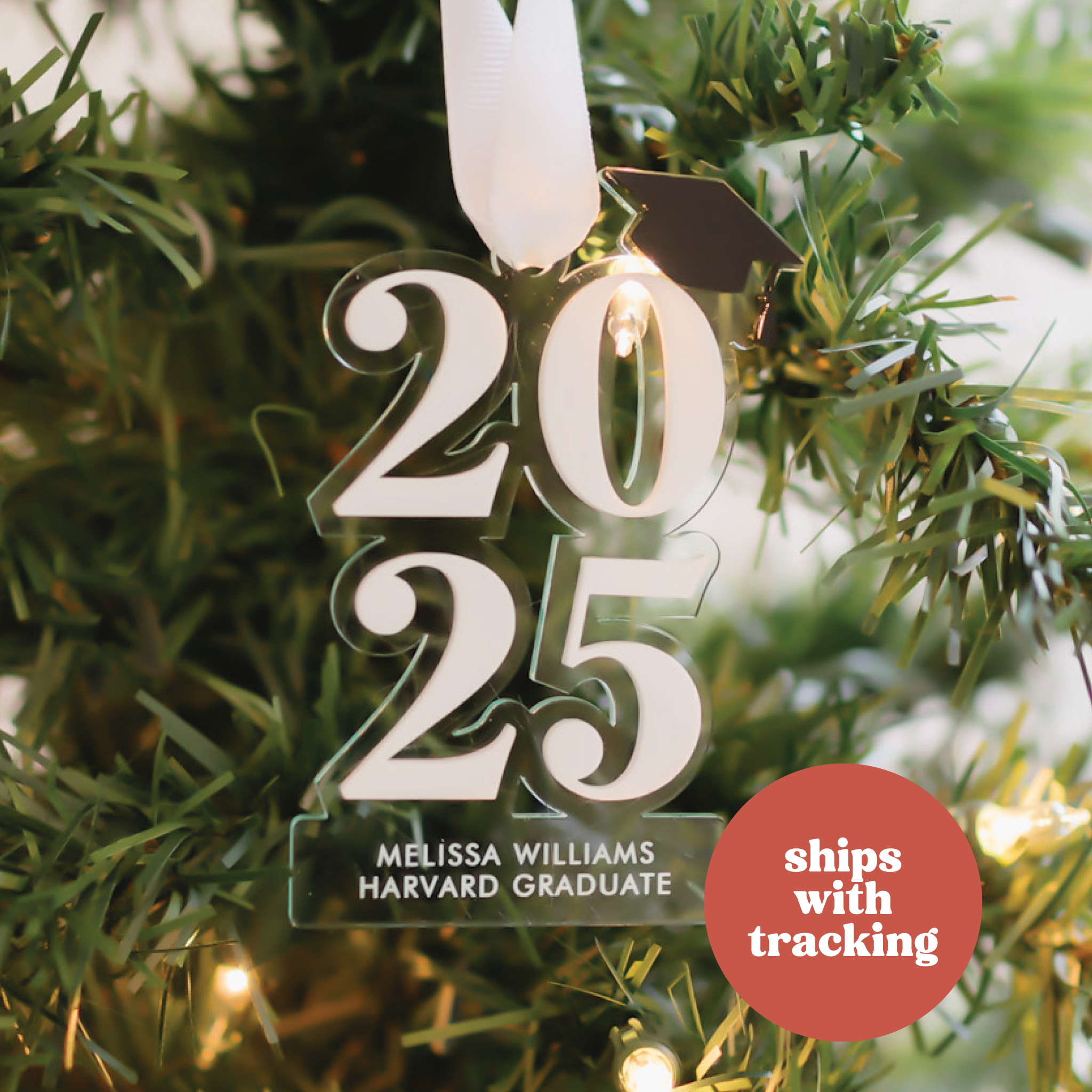 2025 Custom Graduation Ornament – Notes in Knots