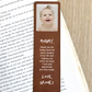 Custom Leatherette Photo Bookmark