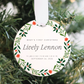 Custom Baby's First Christmas Ornament