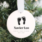 Custom Baby's First Christmas Ornament