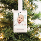 Custom Baby's First Christmas Photo Polaroid Ornament