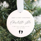 Custom Baby's First Christmas Ornament