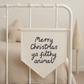 Merry Christmas Ya Filthy Animal Canvas Banner