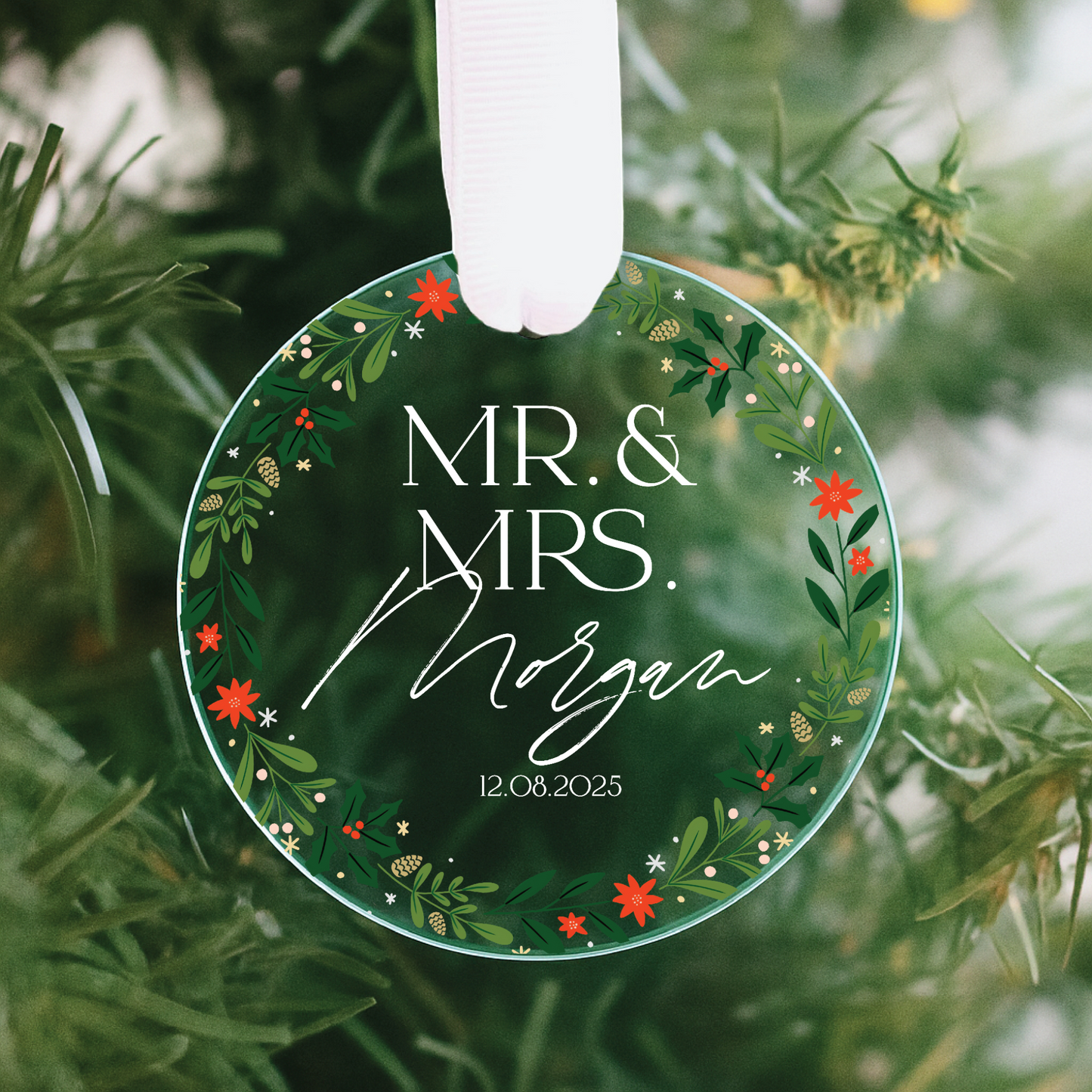 Our First Christmas Married Ornament