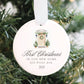 Custom Our First Home Door Ornament