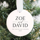 Our First Christmas Engaged Ornament