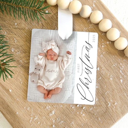 Personalized Baby's First Christmas Ornament