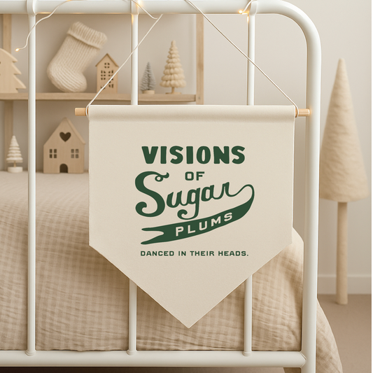 Visions of Sugar Plums Canvas Banner