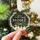 Clear First Christmas in our New Home Ornament 2023 | New Homeowner Gift | Real Estate Gift | Housewarming Gift