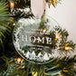 Clear First Christmas in our New Home Ornament 2023 | New Homeowner Gift | Real Estate Gift | Housewarming Gift