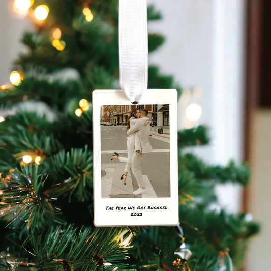 Custom Photo Christmas Ornament 2023 | Couples Christmas Gift | Picture Christmas Ornament | Personalized Ornament | Holiday Gifts For Her