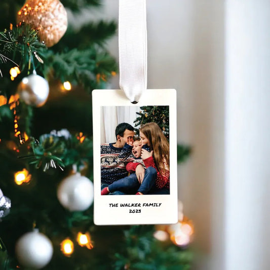 Custom Photo Christmas Ornament 2023 | Couples Christmas Gift | Picture Christmas Ornament | Personalized Ornament | Holiday Gifts For Her