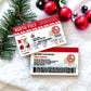 Santa's Drivers License | Santa Claus Sleigh License | Santa Lost License | Santa Physical Product |