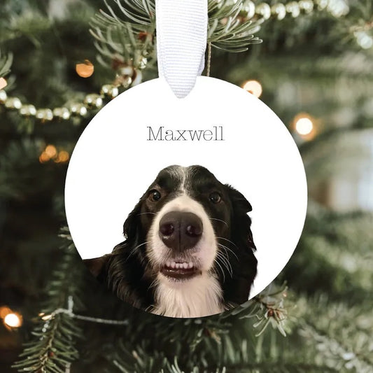Custom Pet Animal Ornament 2023 | Pet Photo Christmas Ornament | Animal Ornament | Dog Ornament | Cat Ornament