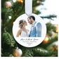 Our First Christmas Married 2023 Ornament |  Custom Newlywed Christmas Ornament | Wedding Christmas Gift | Custom Photo Ornament