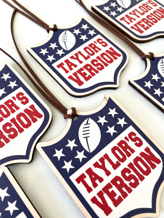 Taylor's Version Football Ornament | Swift Ornament | Swiftie