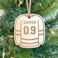 Custom Hockey Jersey Ornament