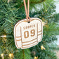 Custom Hockey Jersey Ornament