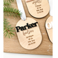 Custom Baby's First Christmas Wooden Ornament