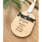 Custom Baby's First Christmas Wooden Ornament