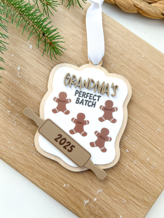 Custom Grandma's Perfect Batch Cookie Ornament