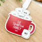 Personalized Hot Chocolate Marshmallow Family Name Ornament