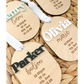 Custom Baby's First Christmas Wooden Ornament