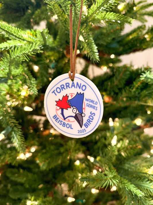 Torrano Beisbol Birds World Series Jays Ornament
