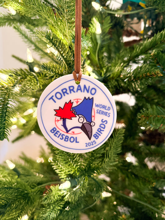 Torrano Beisbol Birds World Series Jays Ornament