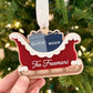 Personalized Family Christmas Sleigh Ornament