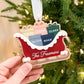 Personalized Family Christmas Sleigh Ornament