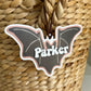 Bat Halloween Basket Tag