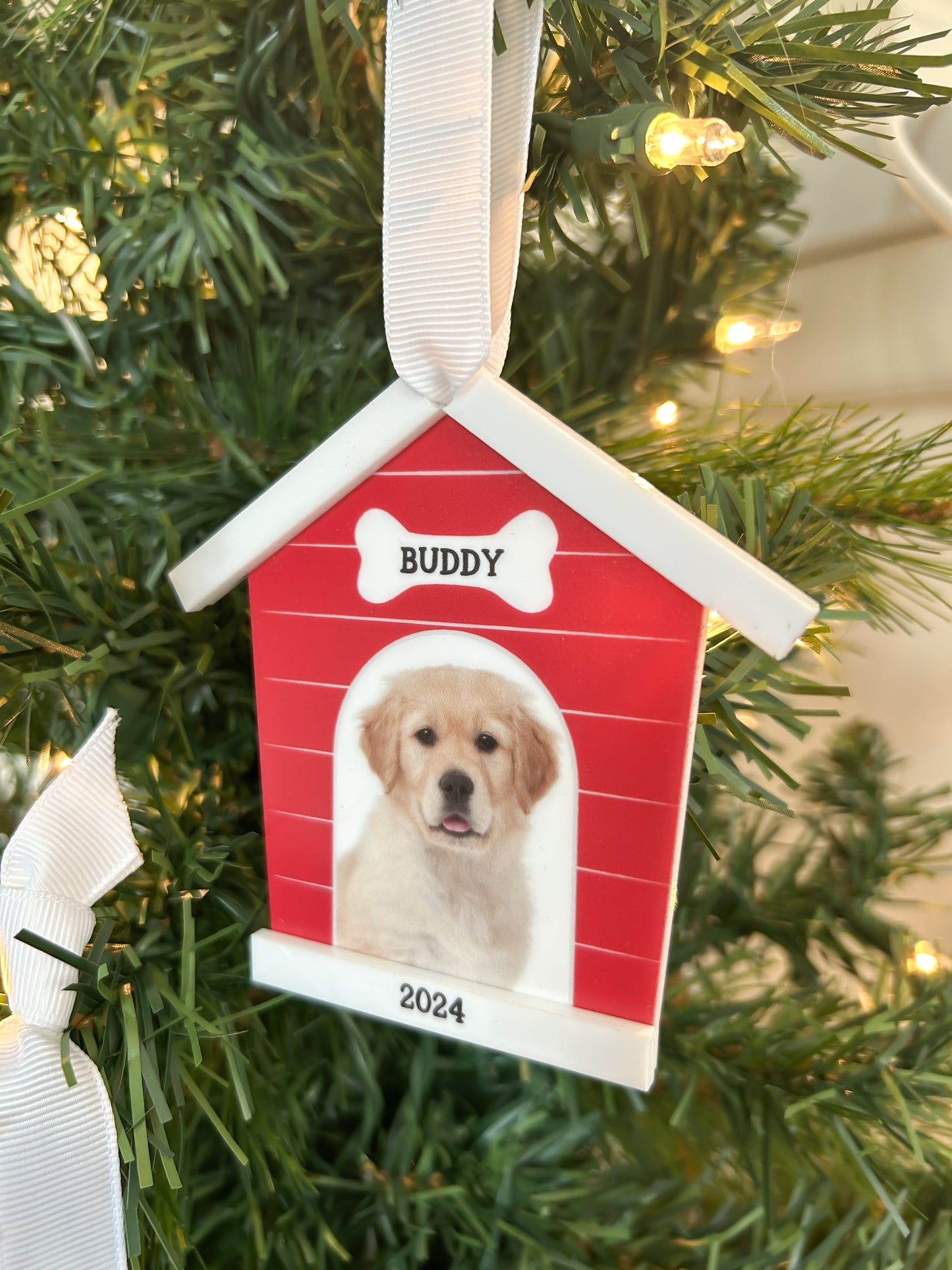 Custom Pet Animal Ornament 2024 | Pet Photo Christmas Ornament | Animal Ornament | Dog Ornament | Cat Ornament