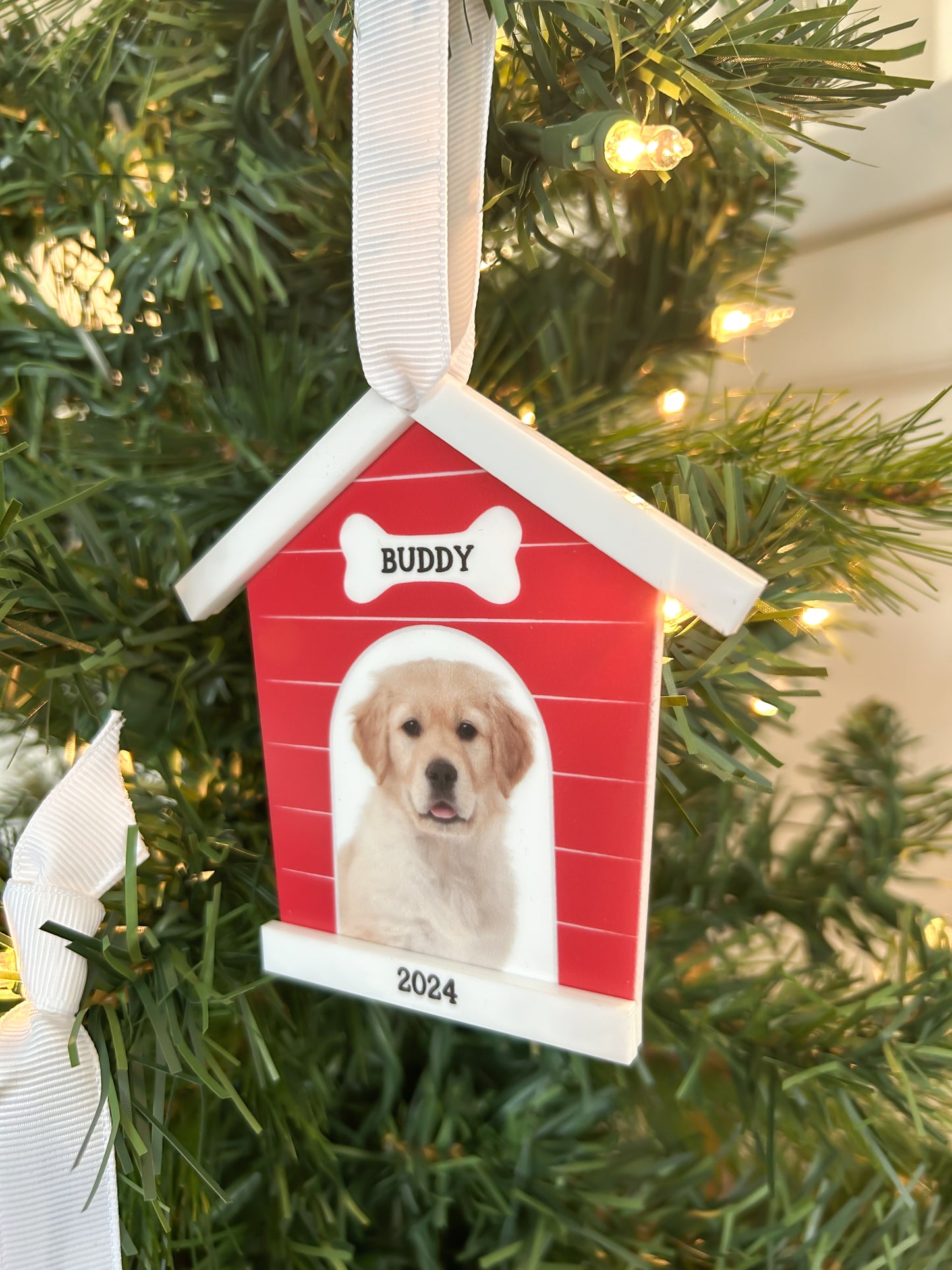 Custom Pet Animal Ornament 2024 | Pet Photo Christmas Ornament | Animal Ornament | Dog Ornament | Cat Ornament