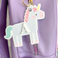 Unicorn Backpack Tag